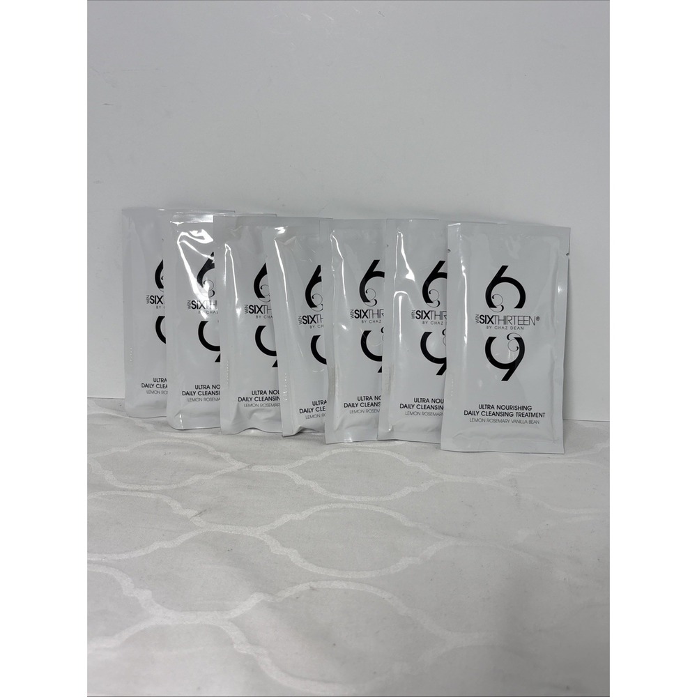 7 Packs WEN SixThirteen Chaz Dean Ultra Nourishing Daily Cleansing Treatment 2oz